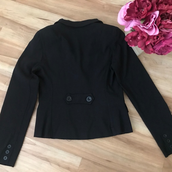 XOXO Classic Collared Single-Button Blazer M Black - Picture 7 of 8